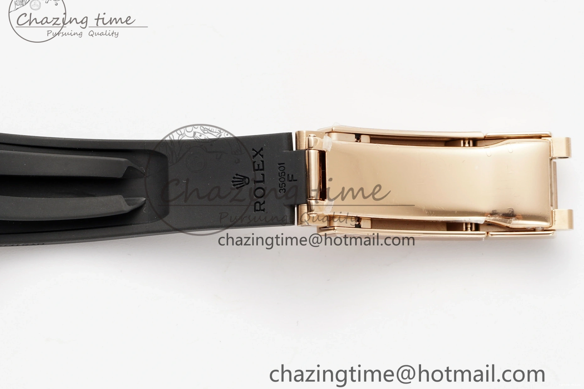 0124 Stretchable Yacht-Master 126655 C+F 1:1 Best Edition Black Ceramic Bezel on Oysterflex Rubber Strap VR 1955